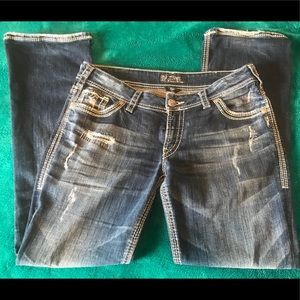 Silver “suki” jeans